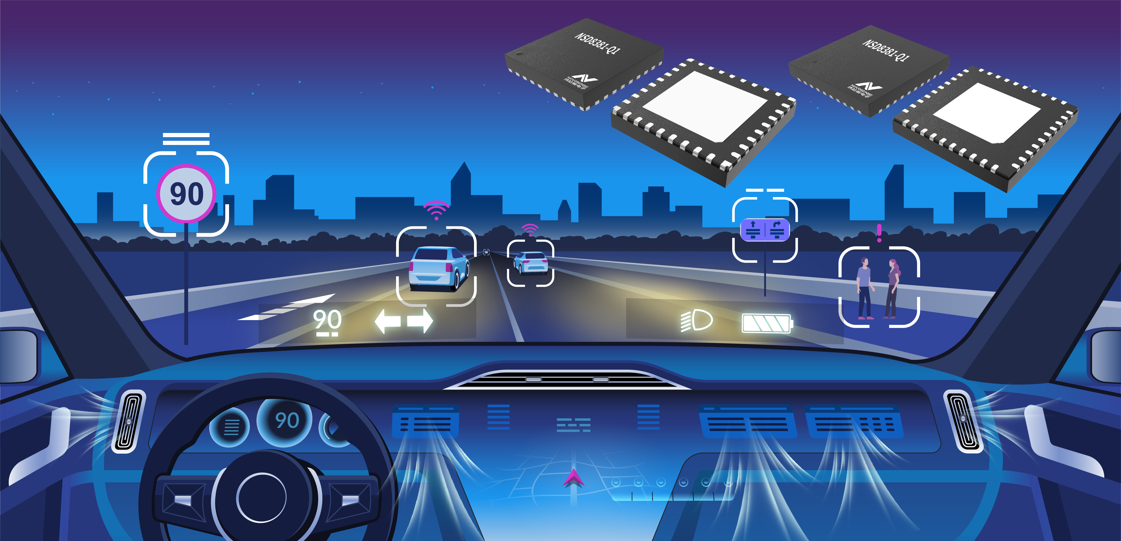 纳芯微全新发布车规级可编程步进电机驱动器NSD8381-Q1